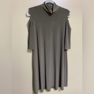 Clara Sun Woo Mock‎ Neck Dress, Size S